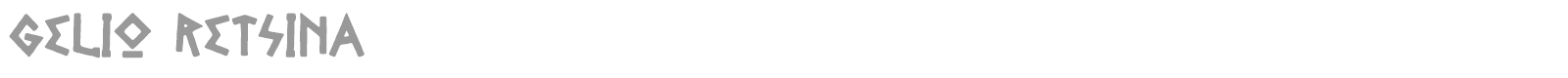 Gelio font preview